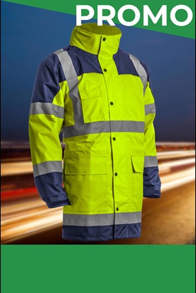 Giacca alta visibilità impermeabile gialla Coverguard Hydra in offerta